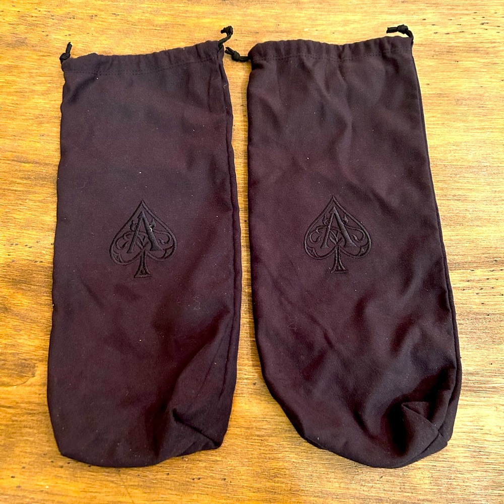 Armand de Brignac Brut Gold NV, black aces Gift Bags lot of 2